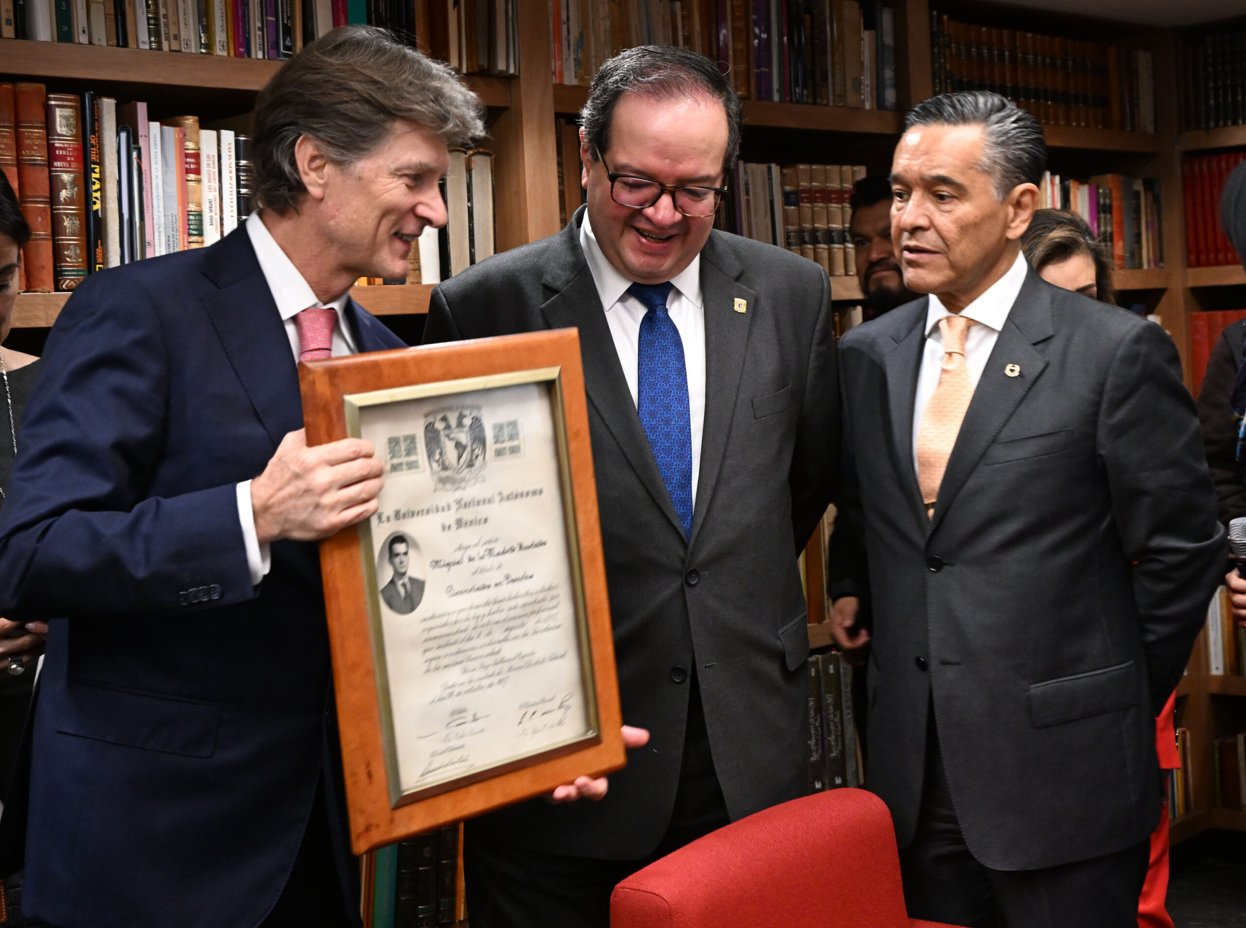 Inauguración de la Biblioteca Miguel de la Madrid Hurtado en la UNAM